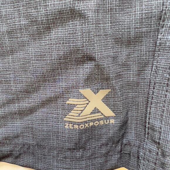Zeroexposur Navy Blue Swim Shorts Men's Size S NEW UV Protection - Picture 4 of 8